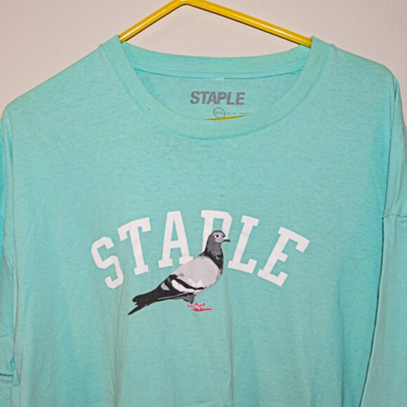 Staple Pigeon Logo T-Shirt Mens 2XL Blue - Picture 1 of 2